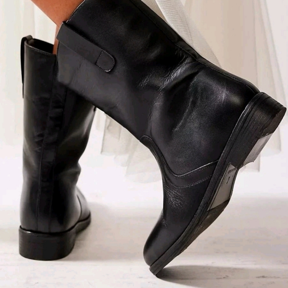 FREE PEOPLE Easton Equestrian Ankle Boots - Picture 2 of 14